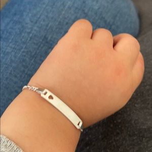 Baby silver bracelet